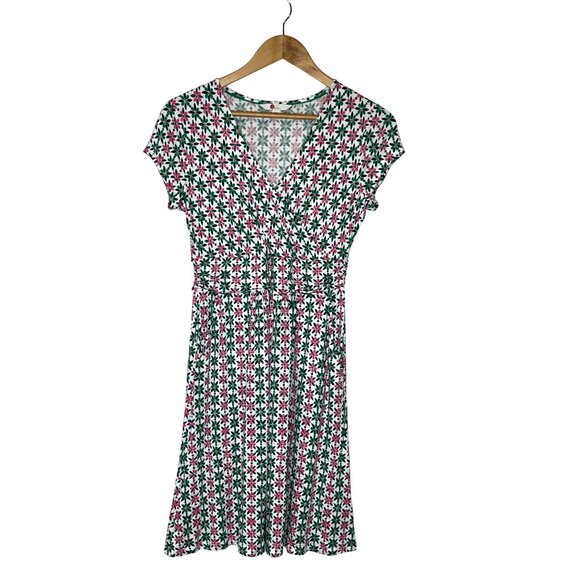 Boden Lola Floral Wrap Dress Women size 6P - Picture 3 of 12